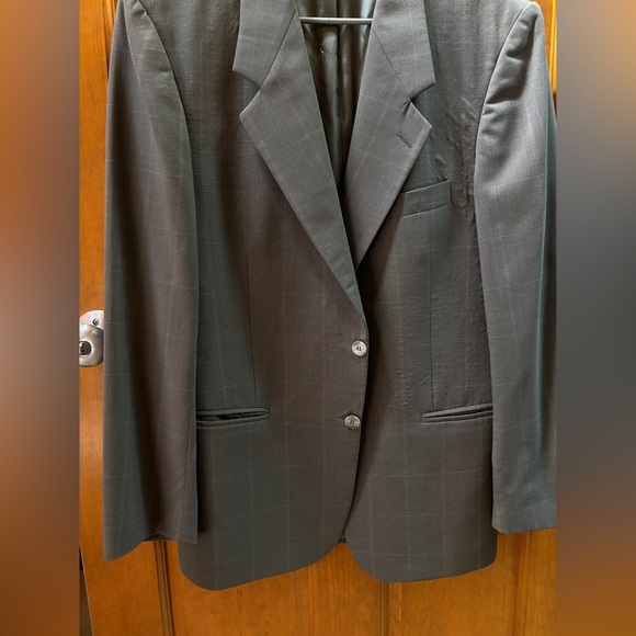 Jean-Paul Germain Mens Suit Jack Blazer Size 40R Gray Color 100% Pure Wool - Picture 7 of 16